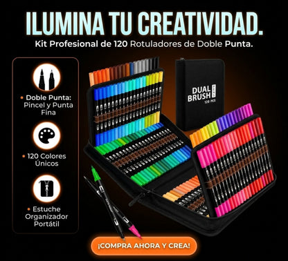 SET DE MARCADORES DOBLE PUNTA